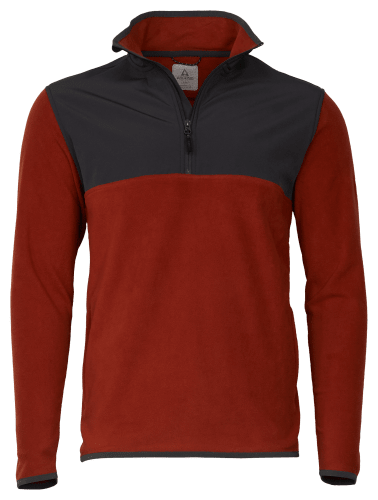 Ascend Yukon Quarter Zip Fleece Long Sleeve Pullover for Men