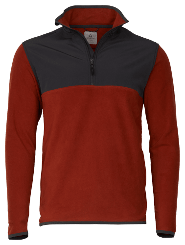 Ascend Yukon Quarter-Zip Fleece Long-Sleeve Pullover for Men