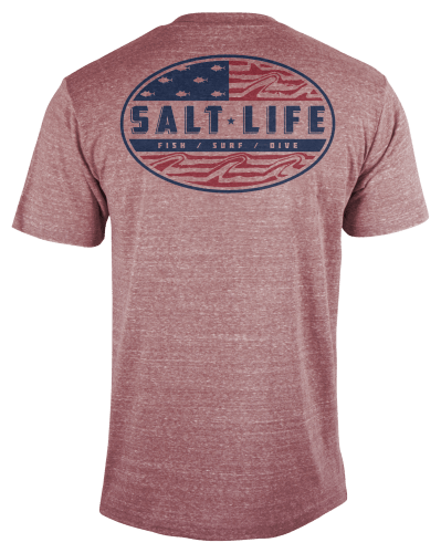 Salt Life Amerifinz Triblend Short-Sleeve T-Shirt for Men