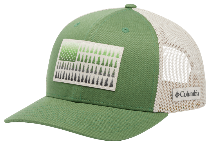 Columbia Tree Flag Mesh Snapback Hat - Grill Heather