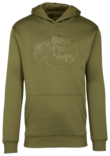 Bass Pro Shops Logo Embossed Hoodie for Men - Maple Syrup - 3XLT