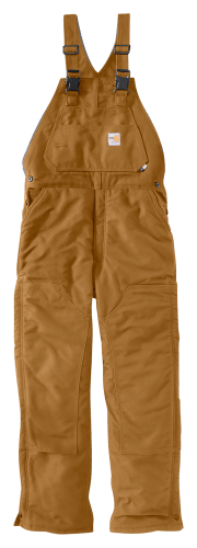 101627 Flame Resistant Unlined Duck Bib Overall By Carhartt