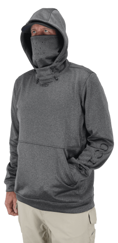 AFTCO Reaper Technical Sweatshirt - Charcoal Heather - XL