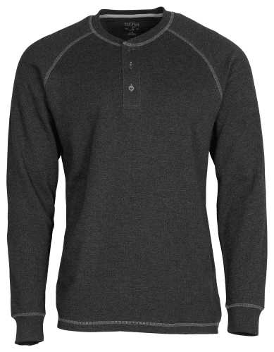 White Long Sleeve Henley – True Classic