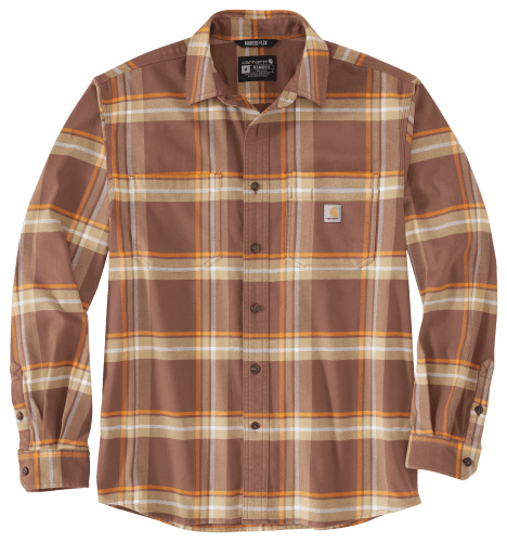 Carhartt Rugged Flex Relaxed Fit Midweight Plaid Long Sleeve