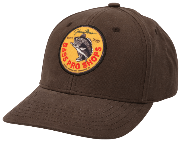 Bass Pro Shops Derby Logo Waxed Cotton Cap - Olive