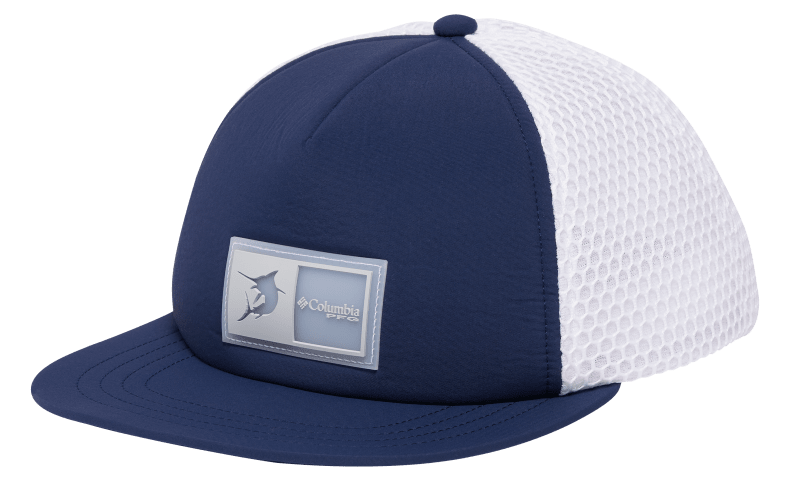 Columbia Men's Columbia Navy PFG Logo Floating Snapback Hat