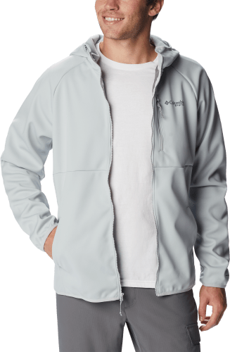 Columbia Men's L Hooded Fleece Lined Canvas Jacket Omni-Tech Insulated -  clothing & accessories - by owner - apparel