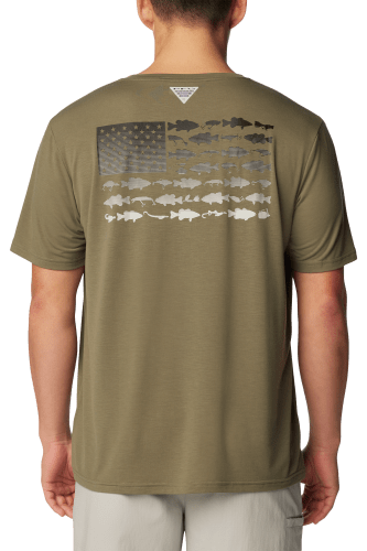 Columbia camo fishing shirt discount