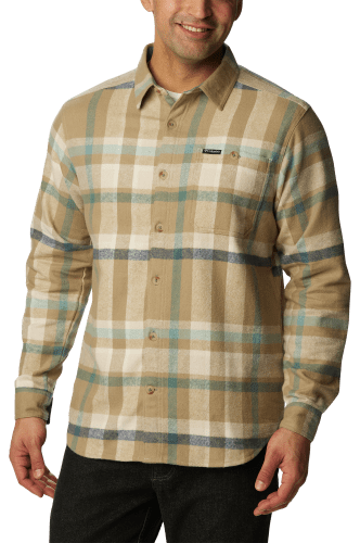 Columbia Pitchstone Heavyweight Long-Sleeve Flannel Shirt for Men