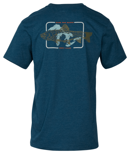 Bass Pro Shops Great Lakes State Fish Short-Sleeve T-Shirt for Men