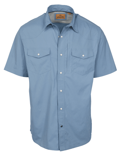 Redhead Ranch Canyonville Performance Short-Sleeve Shirt for Men - White/Black Stripe - S