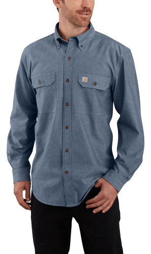 Carhartt Men's Shirt Casual Short Sleeve Rugged Flex Relaxed Fit