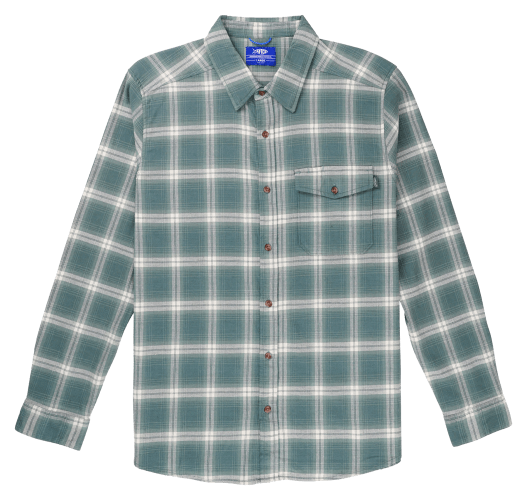 AFTCO Lager Flannel Long-Sleeve Shirt for Men