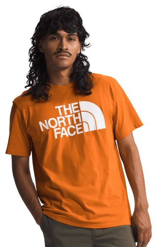Mens yellow north best sale face t shirt