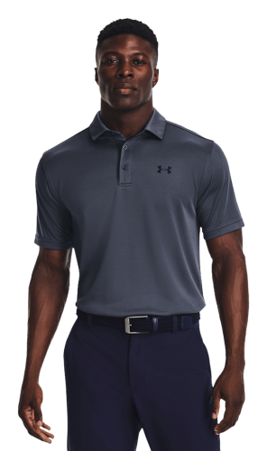 Under armour corporate men's graphite tech polo top
