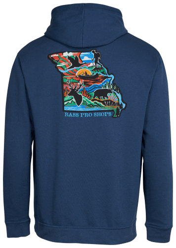 Bass Pro Shops Missouri Map Long-Sleeve Hoodie for Men