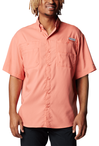 Columbia Men s PFG Tamiami II Short Sleeve Shirt 2X Fossil