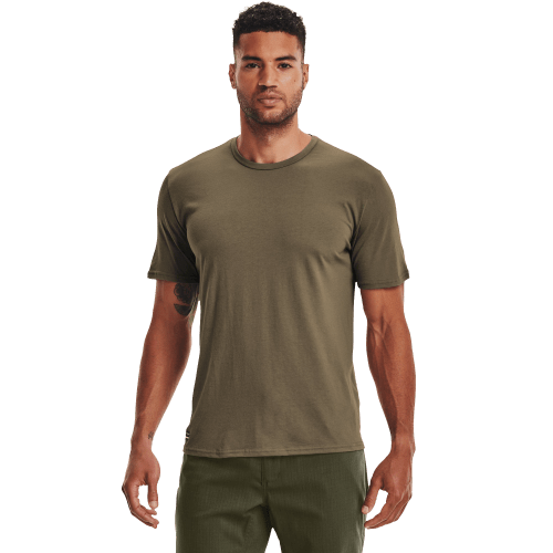Tan under armour shirt top