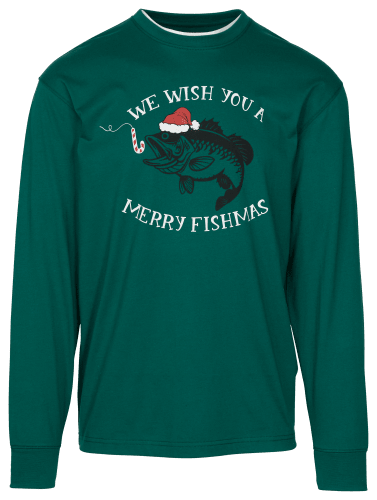 Bass Pro Shops Santa Bass Christmas Sweatshirt for Adults