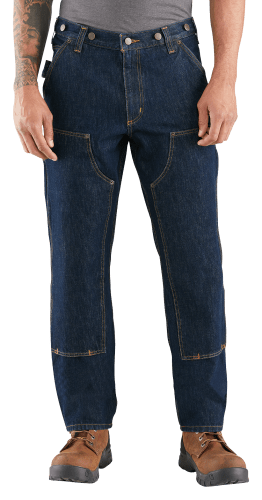 Carhartt Men's Rugged Flex Relaxed Fit Heavyweight Double-Front Utility  Logger Jean, Tarmac, 32W x 32L Grey : : Clothing, Shoes &  Accessories