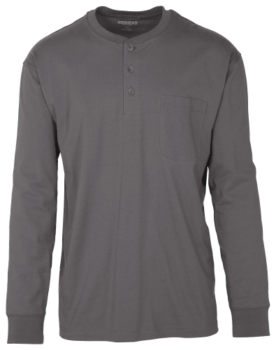 RedHead Long Sleeve Pocket Henley for Men Cabela s