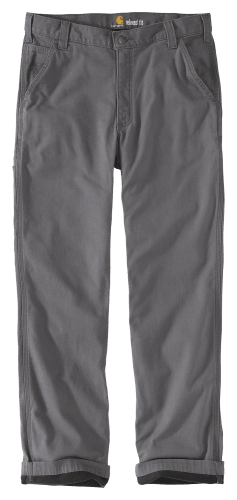 Carhartt flannel lined dungarees best sale