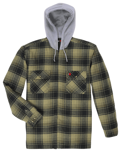 Wrangler Hooded Flannel Work Jacket for Men | Cabela's