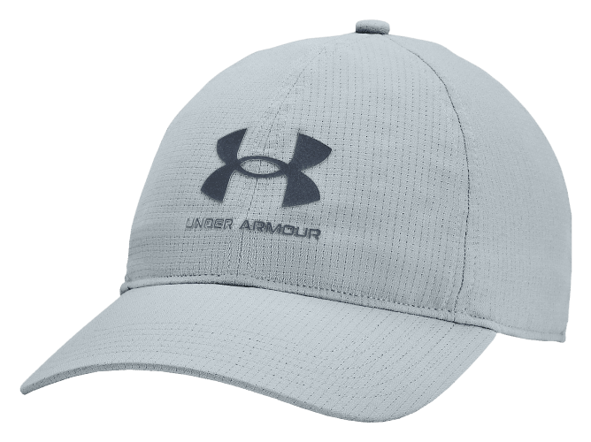 cap Under Armour Iso-Chill ArmourVent Stretch - White/Pitch Gray - men´s 