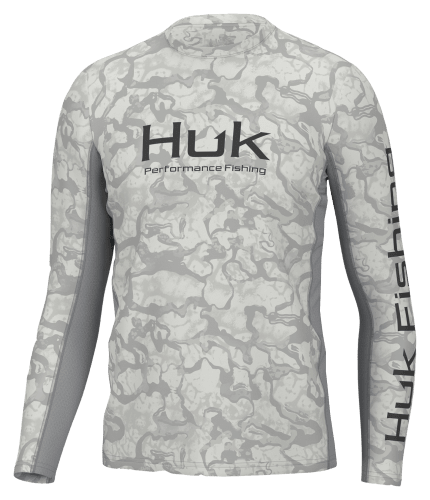Huk Icon x Inside Reef Long-Sleeve Shirt for Men - Azure Blue - M