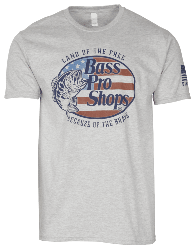 Bass Pro Shops Mens Shirt Size Large Short Sleeve Navy Blue Fishing Shirt