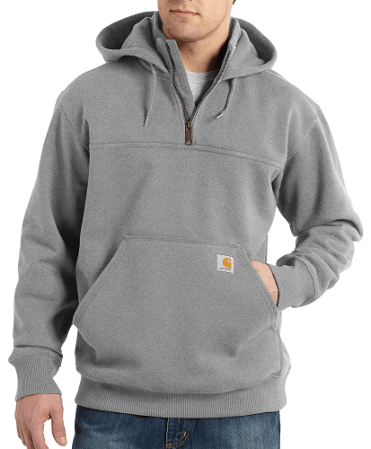 Loose Fit Hoodie - Gray - Men