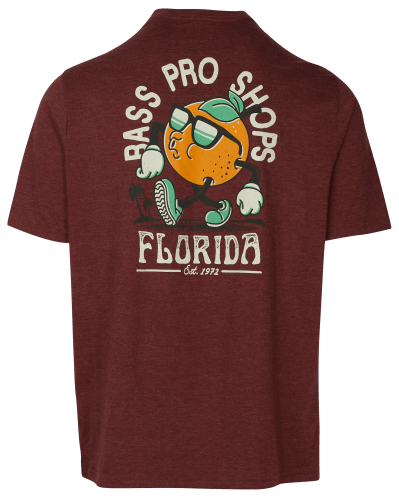 Bass Pro Shops Florida Orange Short-Sleeve T-Shirt for Men