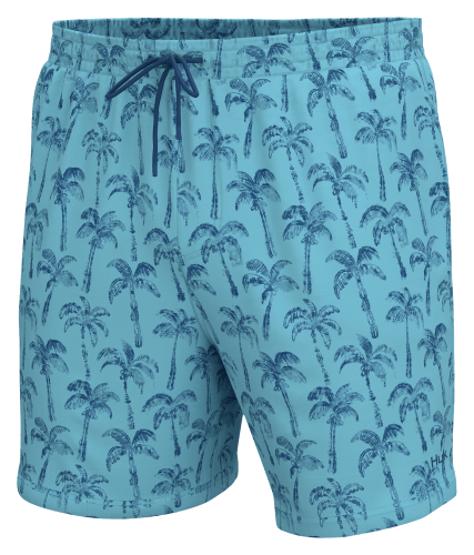 Huk Pursuit Volley Small Palm Swim Shorts for Men