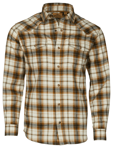 RedHead Ranch Legend Rock Plaid Flannel Long-Sleeve Button-Down Shirt for  Men