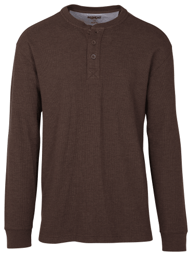 Thermal shirt with buttons on sale