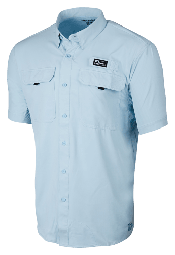 Pelagic Keys Fishing Short-Sleeve Button-Down Shirt for Men