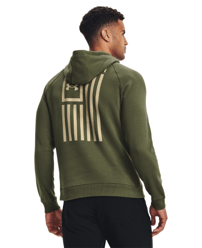 Under Armour Freedom Flag Rival Long Sleeve Hoodie for Men