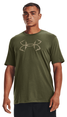 Under Armour Men's Fish Hook Logo T-Shirt - Blue, XL