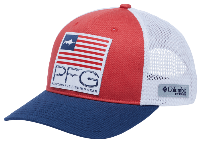 Red columbia pfg hat store