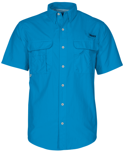 World Wide Sportsman Vented Long Sleeve Fishing Shirt Mens 4XL Blue Cargo  Nylon
