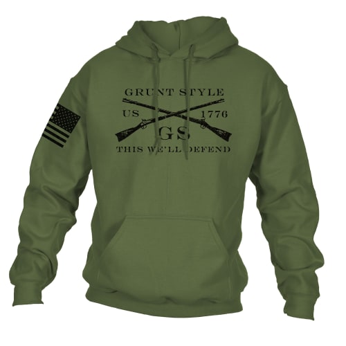 Grunt Style Logo Basic Long Sleeve Hoodie for Men Bass Pro Shops