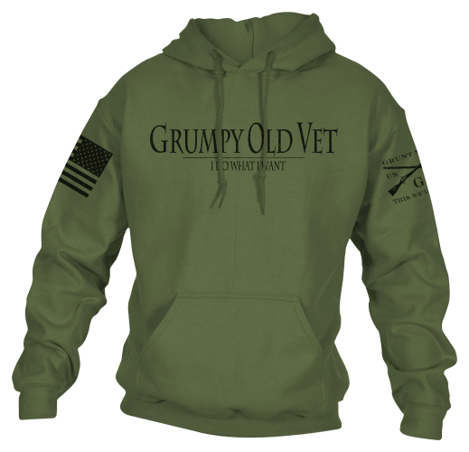 Grunt Style Grumpy Old Vet Hoodie for Men Bass Pro Shops