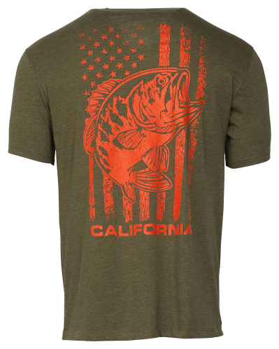Bass Pro Shops California Bass Flag Short-Sleeve T-Shirt for Men