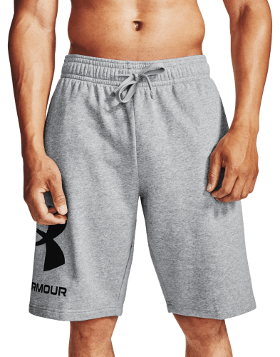 Under Armour Men's Mod Gray Light Heather UA Rival Fleece Pants 