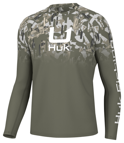 Huk KC Icon Apex Vert Fade Long-Sleeve Shirt for Men