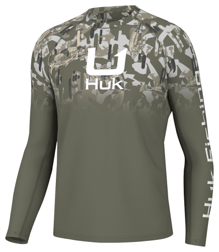 Huk Men's Icon x Camo Fade Long Sleeve Shirt