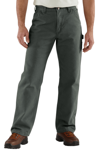 CARHARTT B136 - Double Front Washed Duck Loose Fit Pant - Brown