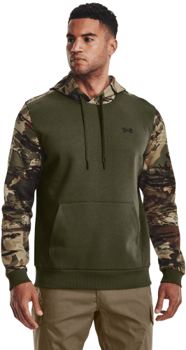 Under Armour Rival Camo Blocked Long Sleeve Hoodie for Men Cabela s