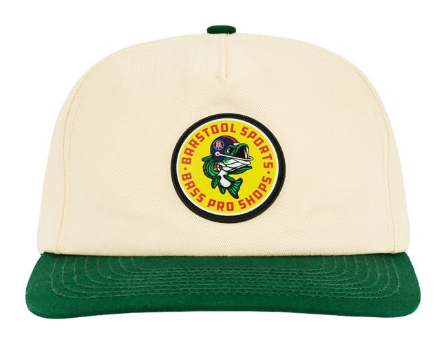 Bass Pro Shops X Barstool Sports Fish and Football Retro Snapback